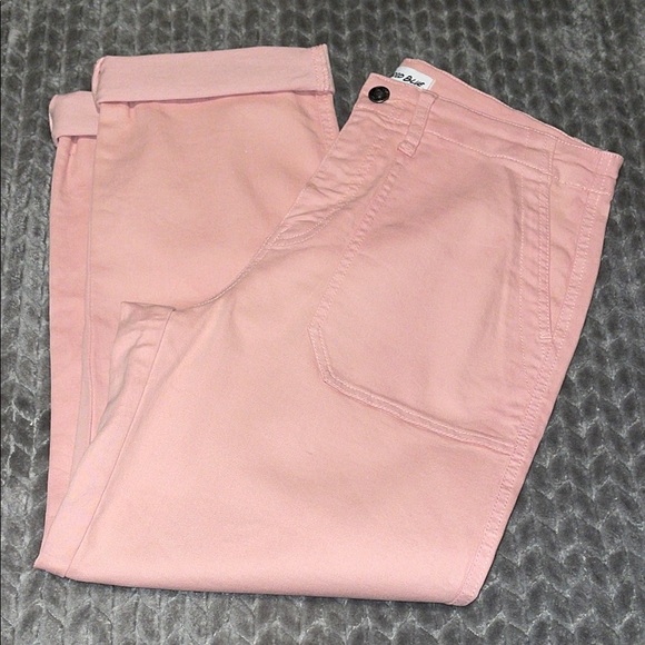 STUDIO BLUE Sophia Relaxed Utility Pocket Pants Light Pink - Size 30. - Picture 1 of 12